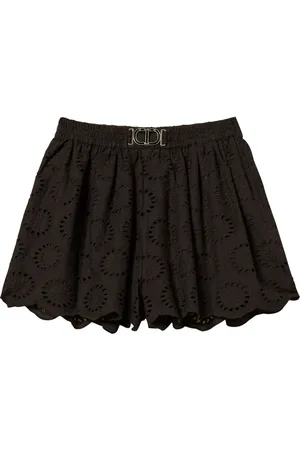 Twin-Set Shorts mit Lochstickerei
