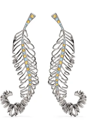 Marni Curved Feather Ohrringe
