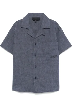 Emporio Armani Hemd mit Logo-Stickerei