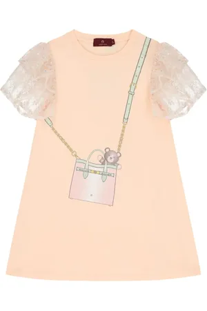 Aigner Kleid mit Taschen-Print