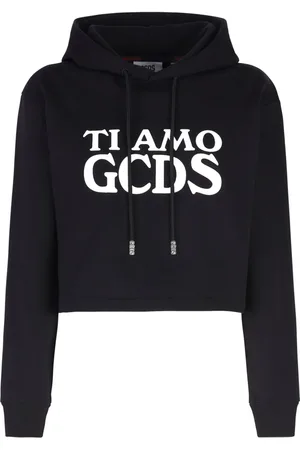 GCDS Ti Amo Cropped-Hoodie
