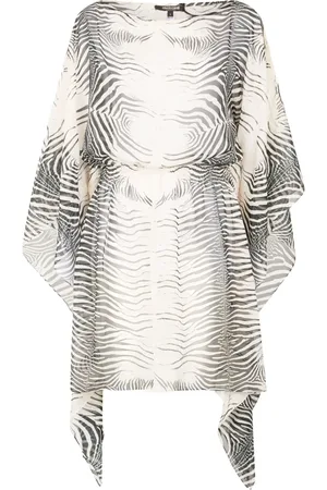 Roberto Cavalli Kleid mit Zebra-Print
