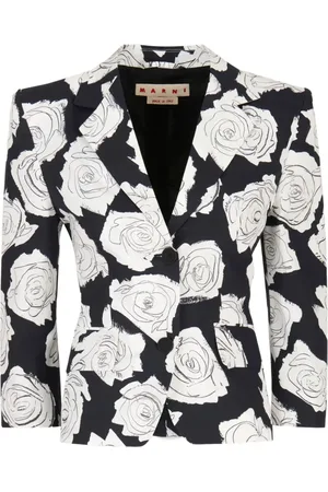 Marni Aurora Blazer mit Rosen-Print