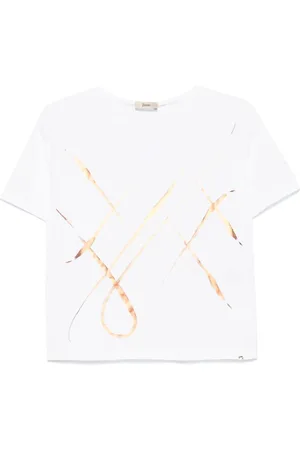HERNO T-Shirt mit grafischem Print