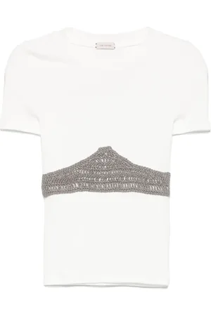 The Mannei T-Shirt mit gehäkeltem Detail