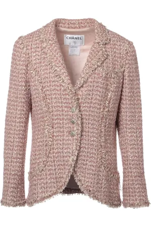 CHANEL Tweed-Jacke aus Seide