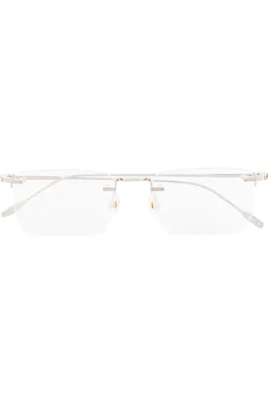Montblanc Rahmenlose Brille mit eckigem Gestell