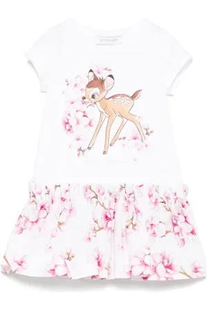 MONNALISA X Disney Kleid mit Bambi-Print