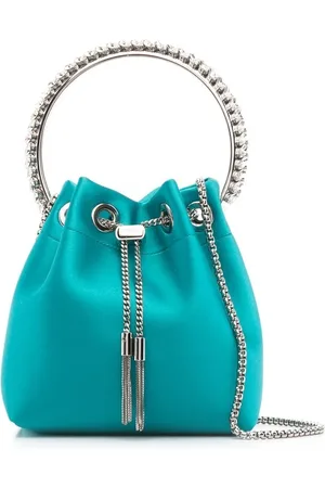 Jimmy Choo Bon Bon Schultertasche mit Kristallen