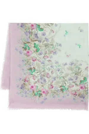 La DoubleJ Schal mit Blumen-Print