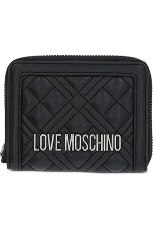 Moschino Gestepptes Portemonnaie