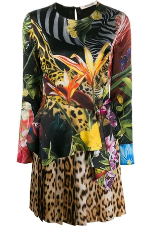 Roberto Cavalli Kleid mit Paradise Found Print