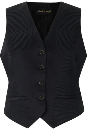Roberto Cavalli Weste mit Tigermuster