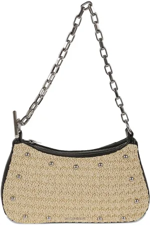 Alexander McQueen Schultertasche mit Nieten