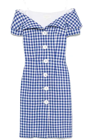 Shushu/Tong Minikleid mit Vichy-Karo