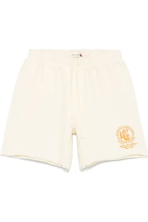 HONOR THE GIFT Race Shorts mit Fischgrätenmuster