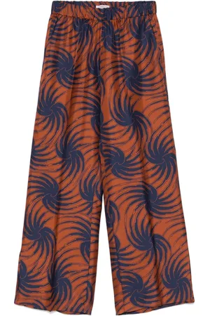 ALBERTO BIANI Hose mit abstraktem Print