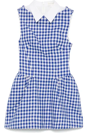 Shushu/Tong Minikleid mit Vichy-Karo