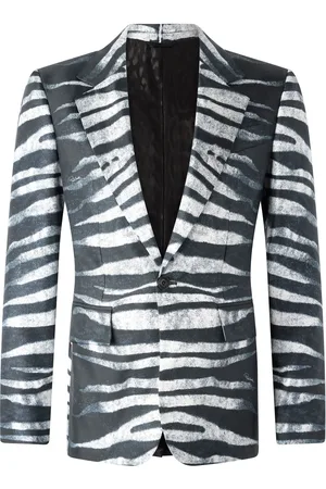 Roberto Cavalli Blazer mit Zebra-Print