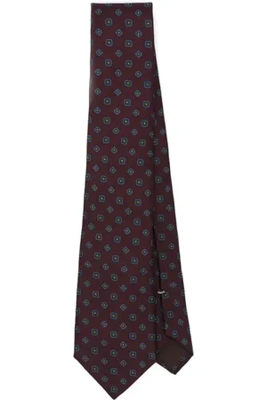 CANALI Geometrisch gemusterte Krawatte