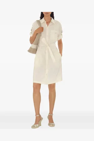 Burberry Hemdkleid mit EKD-Stickerei
