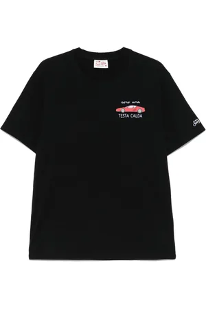 MC2 SAINT BARTH Testa T-Shirt mit Calda Car-Print