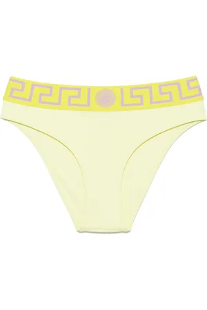 VERSACE Bikinihöschen mit Greca-Besatz