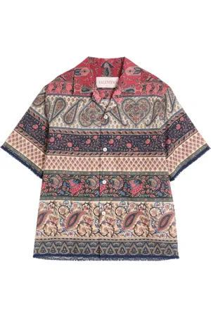VALENTINO GARAVANI Bowlinghemd mit Voyage Imaginaire-Print
