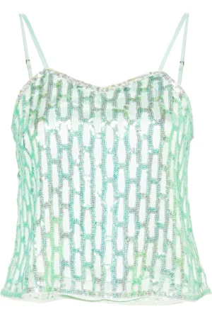 FORTE FORTE Cropped-Top mit Pailletten