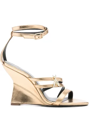 Patrizia Pepe Sandalen im Metallic-Look 90mm