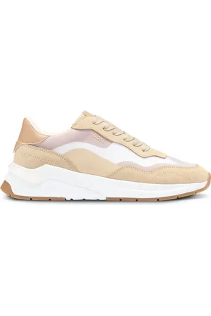 HUGO BOSS Sneakers mit Wildledereinsätzen