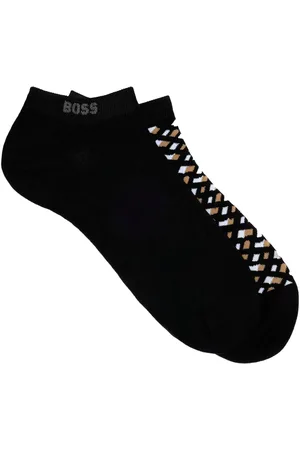 HUGO BOSS Gestrickte Socken mit Intarsien-Logo