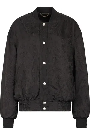 Roberto Cavalli Bomberjacke mit Python-Print