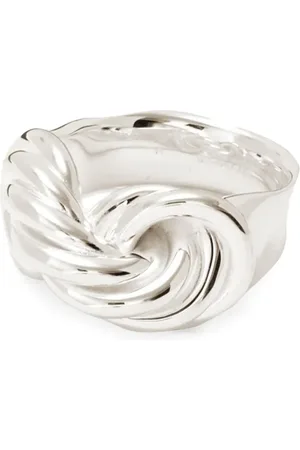 Jil Sander Handgefertiger Ring mit gedrehtem Detail