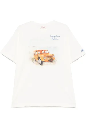 MC2 SAINT BARTH T-Shirt mit Form Beach Car-Print