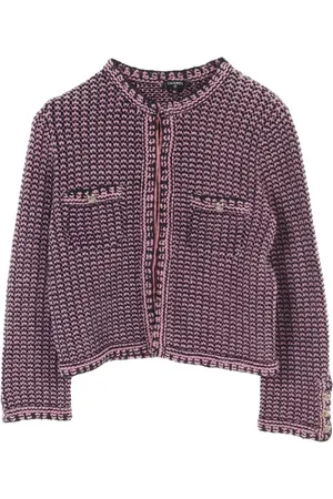 CHANEL 1986-1988 Tweed-Cardigan