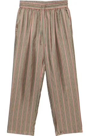 Drôle de Monsieur Le Pantalon Rayure Fleuries Hose