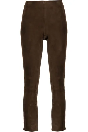 Vince Klassische Cropped-Wildlederhose