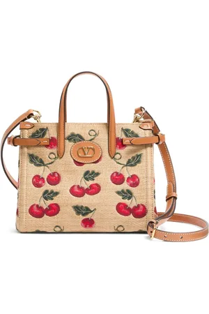VALENTINO GARAVANI Kleine Antibes Tote Bag mit Kirschmotiv
