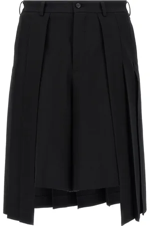 Comme des Garçons Bermudas mit Falten