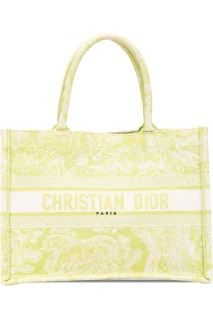 Dior 2021 mittelgroße Dioriviera Toile de Jouy Book Tote Bag aus Canvas