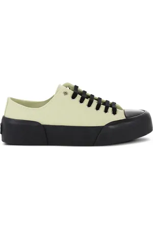 Jil Sander Canvas-Sneakers mit Schnürung