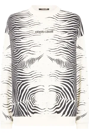Roberto Cavalli Sweatshirt mit Zebra-Print