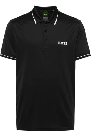 HUGO BOSS Poloshirt mit Logo-Applikation