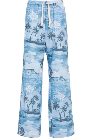 Palm Angels Weite Hose mit Sunset-Print