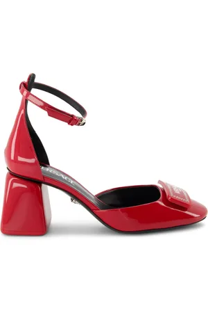 VERSACE Pumps aus Leder 70mm