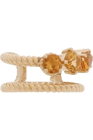 Dolce & Gabbana 18kt Ear Cuff aus Gelbgold mit Zitrin
