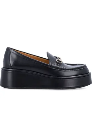 Gucci Flatform-Loafer mit Horsebit