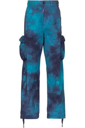 OFF-WHITE Cargohose mit Batikmuster