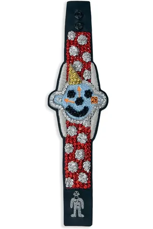 WALTER VAN BEIRENDONCK Armband mit Kristallen